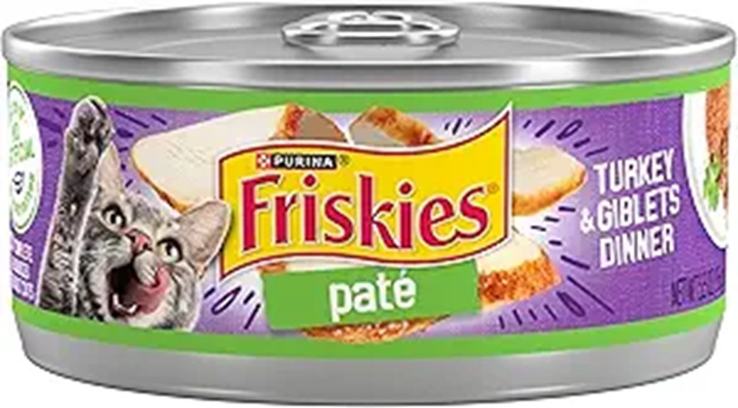 Purina Friskies Wet Cat Food Pate Turkey Dinner