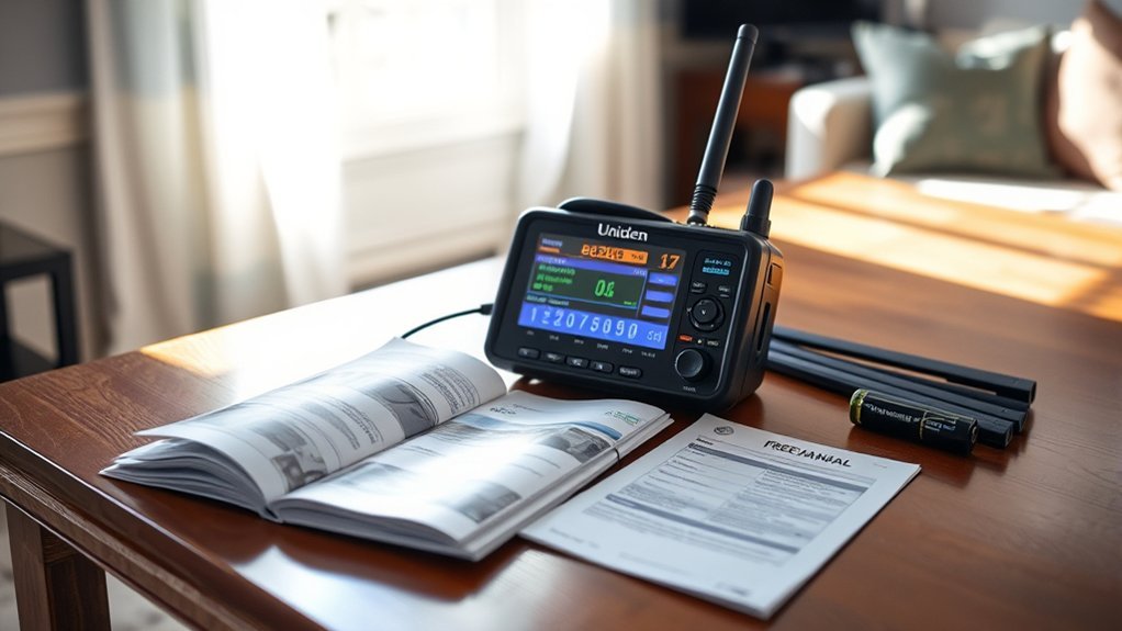 uniden bc365crs scanner setup