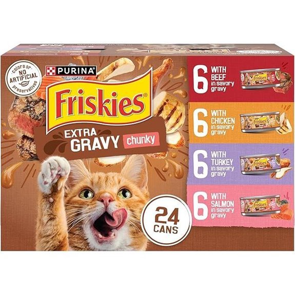 Purina Friskies Extra Gravy Wet Cat Food Variety Pack