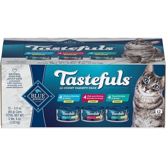 Blue Buffalo Tastefuls Flaked Wet Cat Food Variety Pack