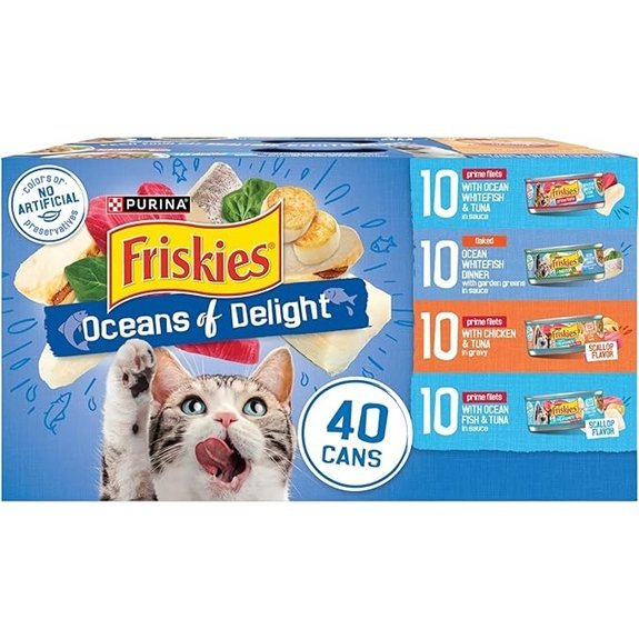 Purina Friskies Wet Cat Food Variety Pack (40 Cans)