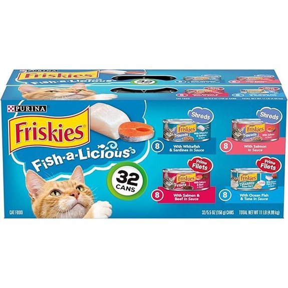 Purina Friskies Wet Cat Food Variety Pack (32 Cans)