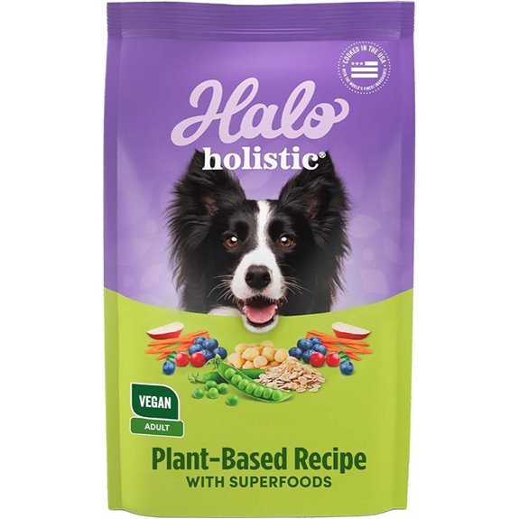 Halo Holistic Adult Dog Vegan Plant-Based Recipe with Superfoods 3.5 lb Bag