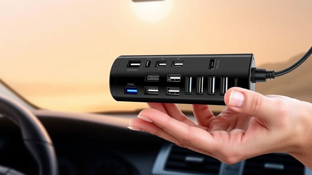 versatile charging device splitter