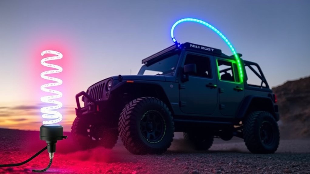 versatile rgb whip light