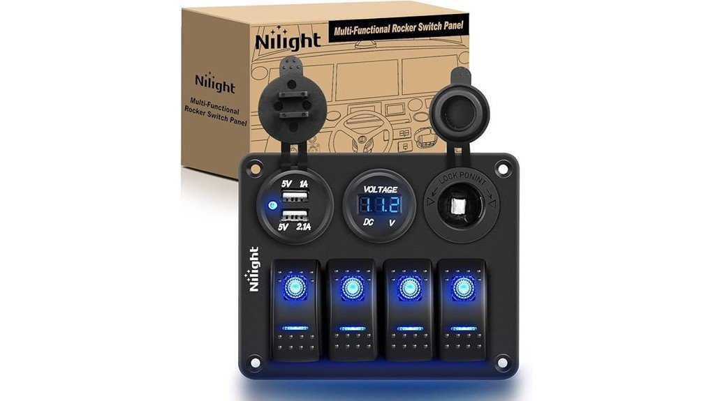 versatile rocker switch panel