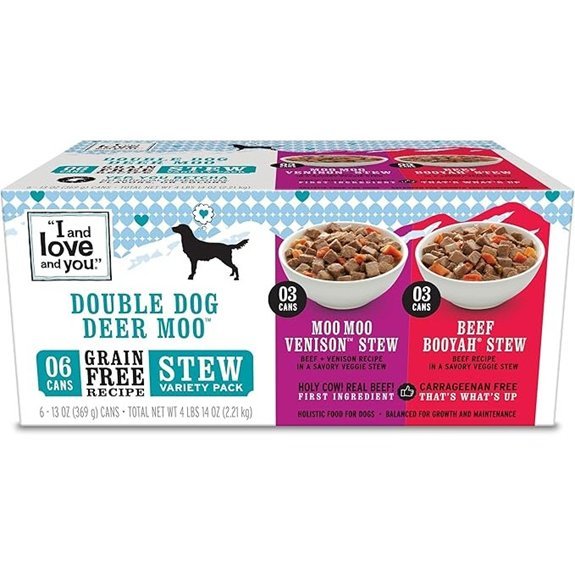 I AND LOVE AND YOU Wet Dog Food Variety Pack