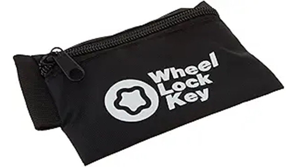 wheel key lock pouch