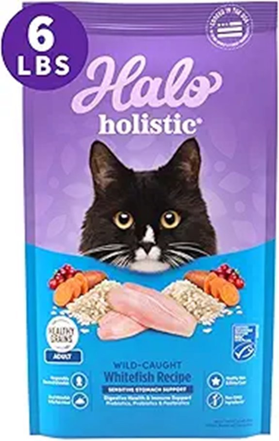 Halo Holistic Wild Caught Whitefish Cat Food 6 lb