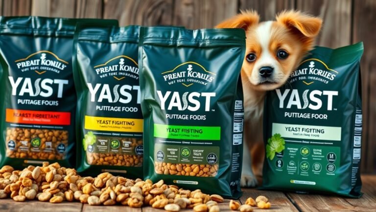yeast fighting dog food options