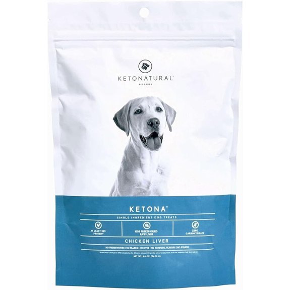 Ketona Zero Carb Chicken Liver Dog Treats