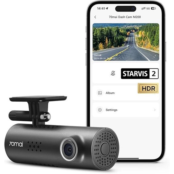 70mai Dash Cam M200 with 1080P and WiFi