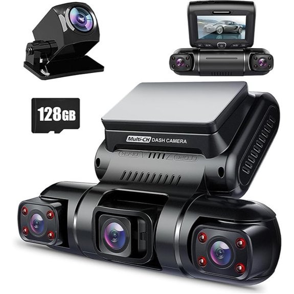 PRUVEEO 360° 4 Channel Dash Cam with GPS