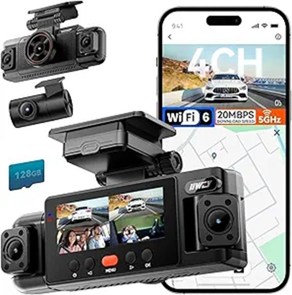 IIWEY N6 360° Dash Cam with GPS and Night Vision