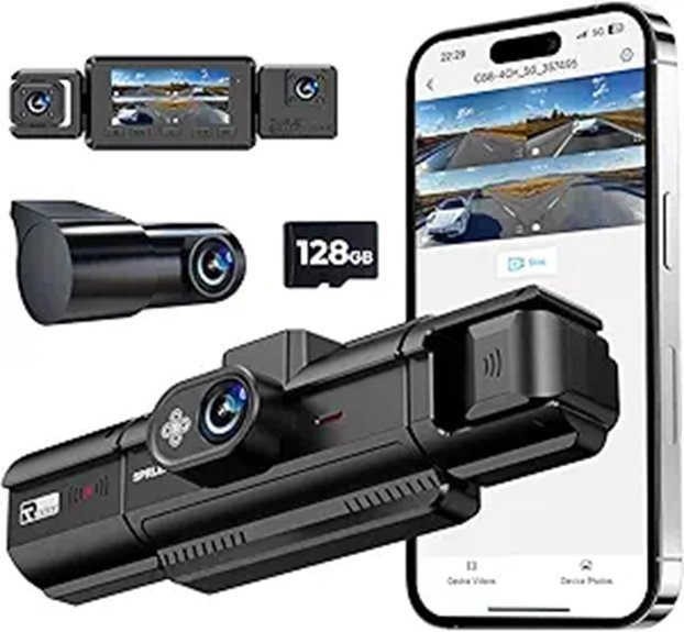 Sprleaf 4 Channel 360° Dash Cam with Radar
