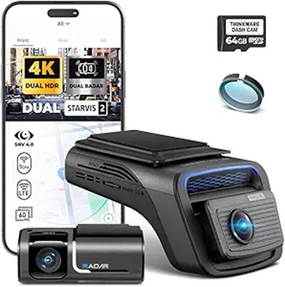 Thinkware 4K Dual Dash Cam U3000 PRO