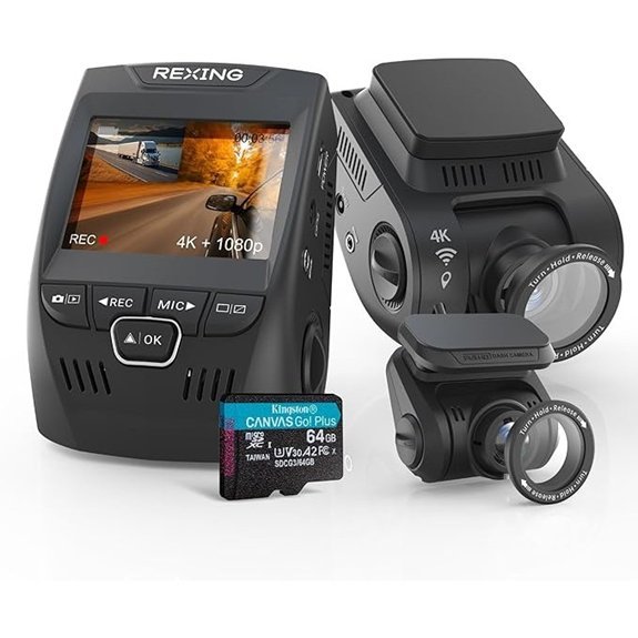V1P SE 4K Dual Dash Cam with GPS & Wi-Fi