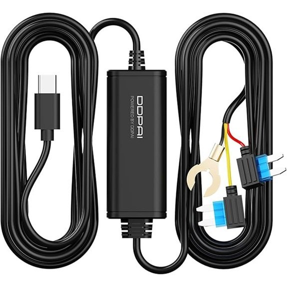 DDPAI Dash Cam Hardwire Kit (10Ft Type-C)