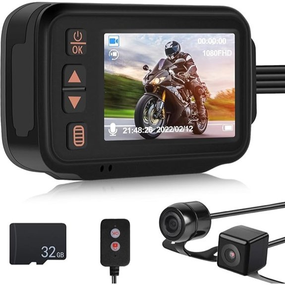 CAMECHO Dual Dash Cam for Motorsports and Vehicles