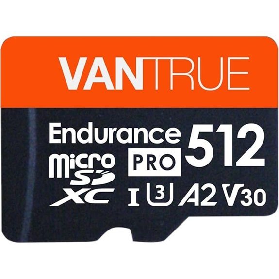 Vantrue 512GB microSDXC UHS-I SD Card with Adapter