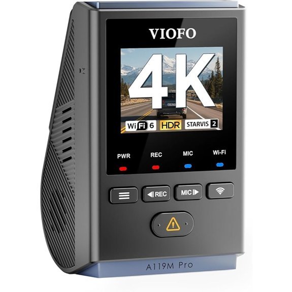 VIOFO A119M Pro 4K HDR Dash Cam