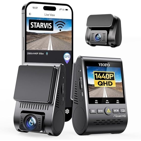 VIOFO Dual Dash Cam A129 Plus Duo 2K/1080P