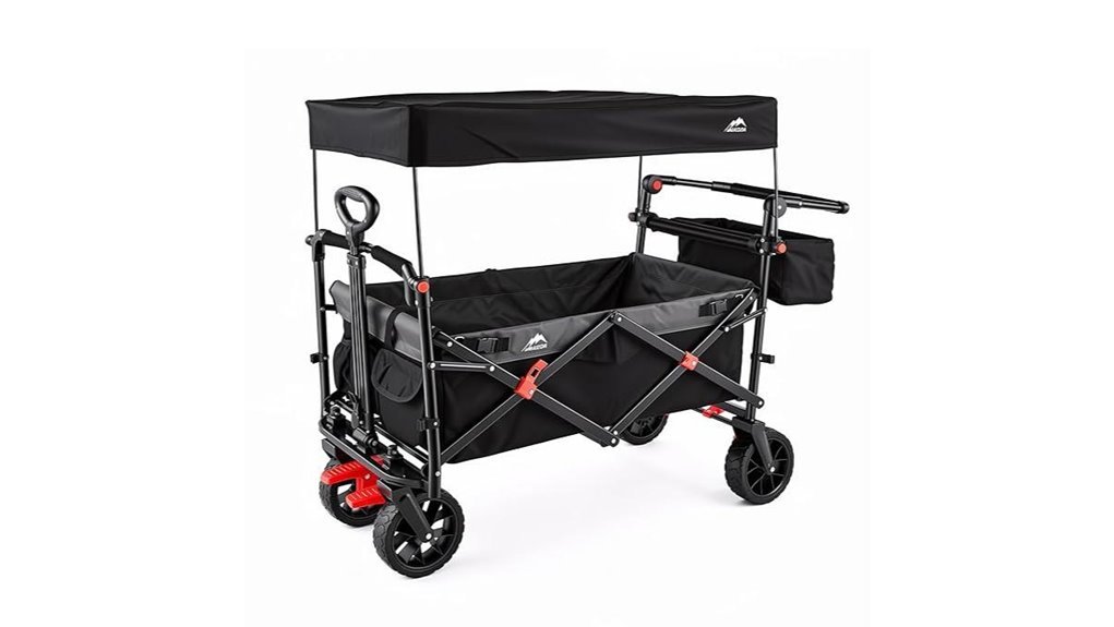 foldable wagon with canopy