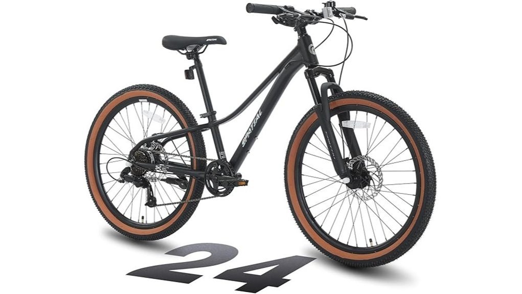 24 inch dual disc mountain bike