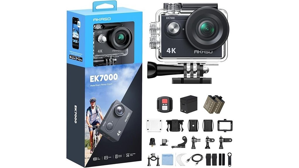 4k action camera eis