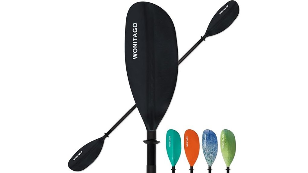 adjustable alloy kayak paddles