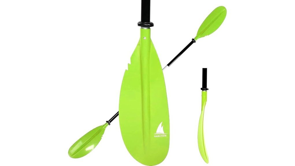 adjustable aluminum kayak paddle
