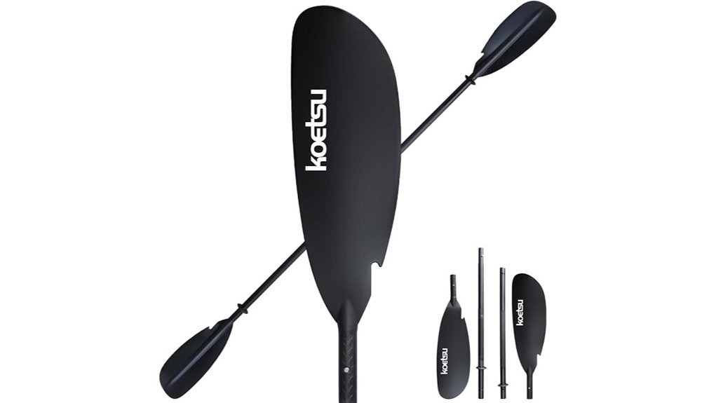 adjustable aluminum kayak paddle