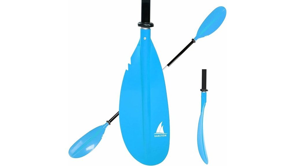 adjustable aluminum kayak paddle