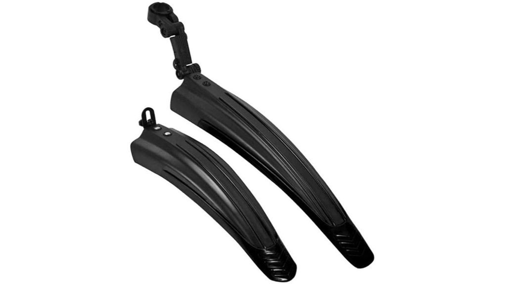 adjustable bike mudguards set