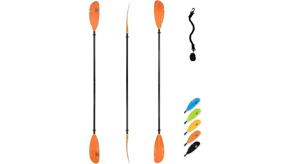adjustable fishing kayak paddle