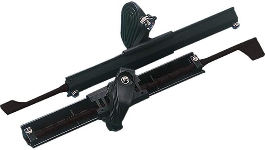 adjustable footbrace with rudder