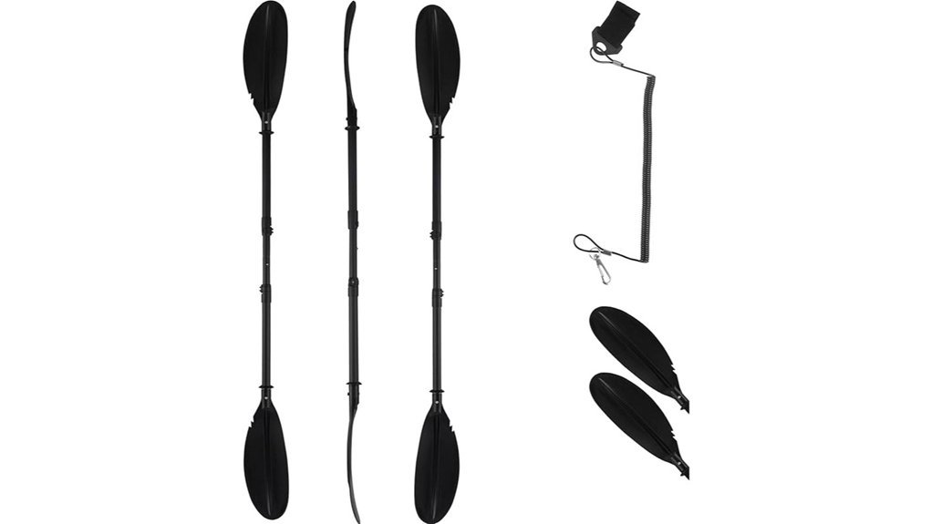 adjustable heavy duty kayak paddle
