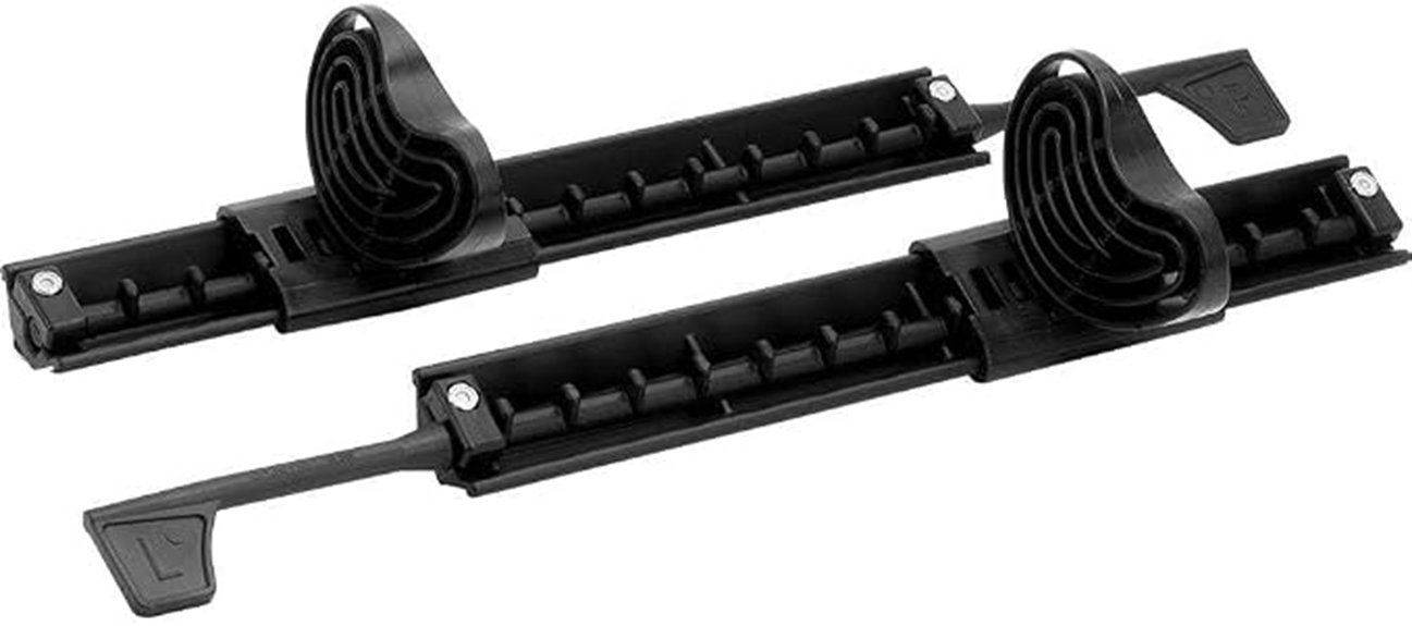 adjustable kayak footbrace system