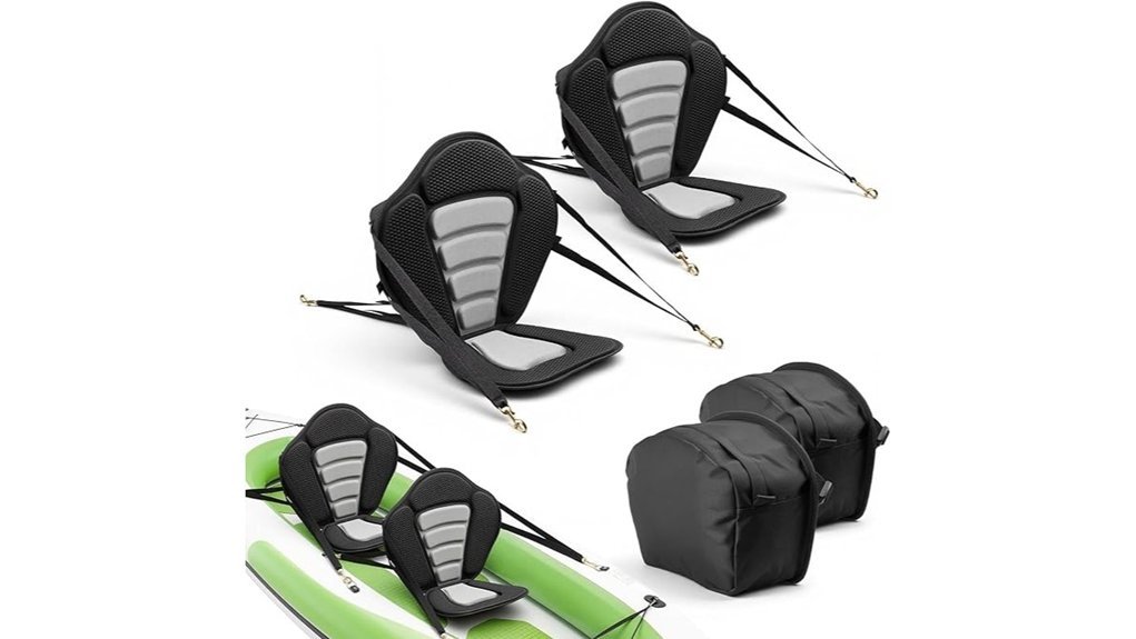 adjustable kayak seat support