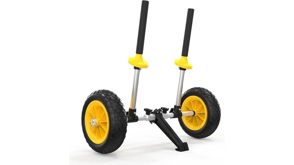 adjustable kayak transport trolley
