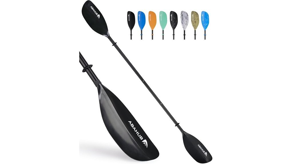 adjustable length kayak paddle