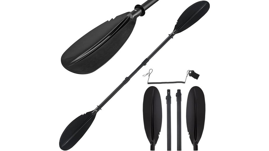 adjustable telescoping kayak paddle