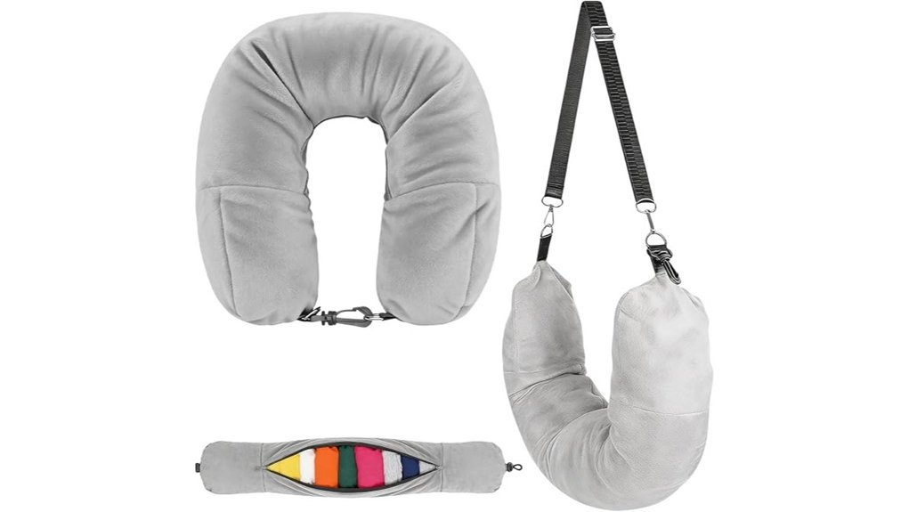 adjustable travel neck pillow