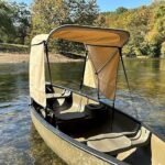 beige canoe sun shade