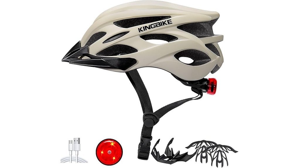 bike helmet with lights
