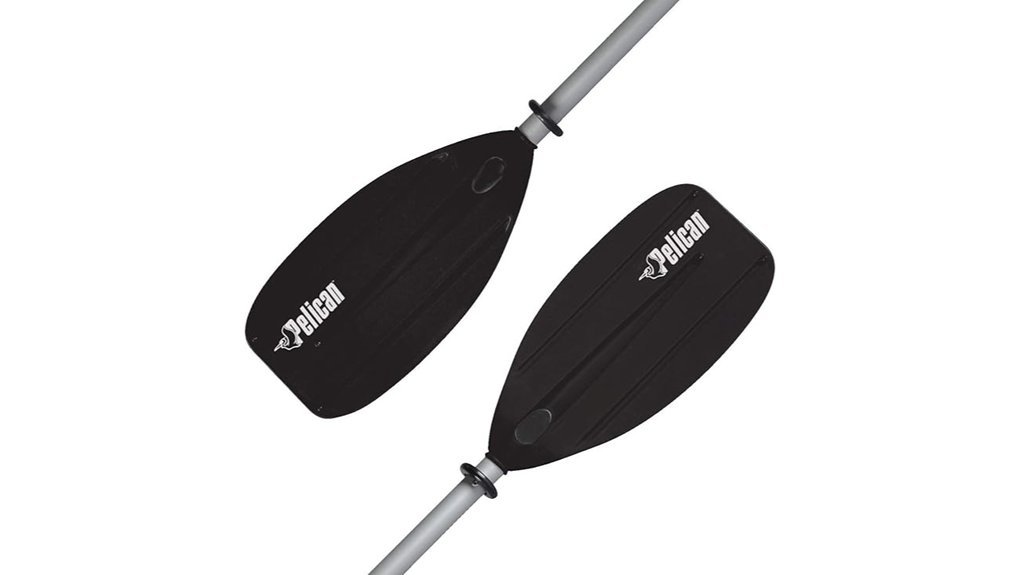 black junior kayak paddle