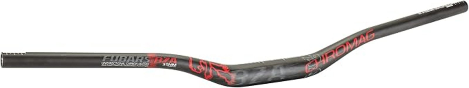 black red mountain bike handlebar