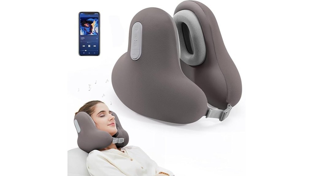 bluetooth memory foam pillow