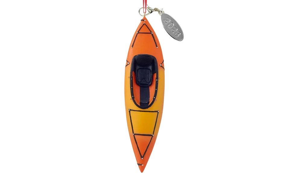 boxed kayak ornament gift