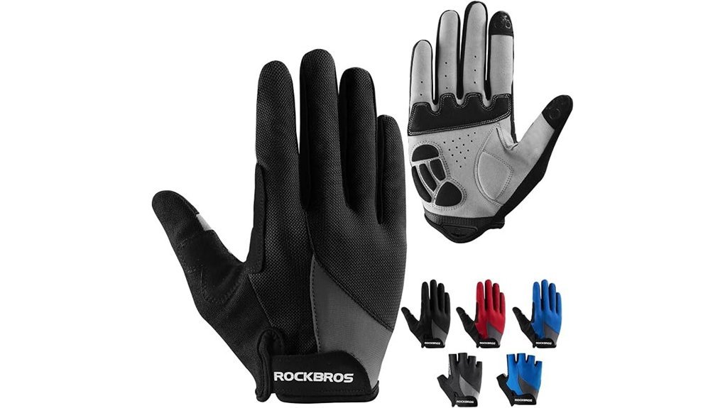 breathable gel cycling gloves